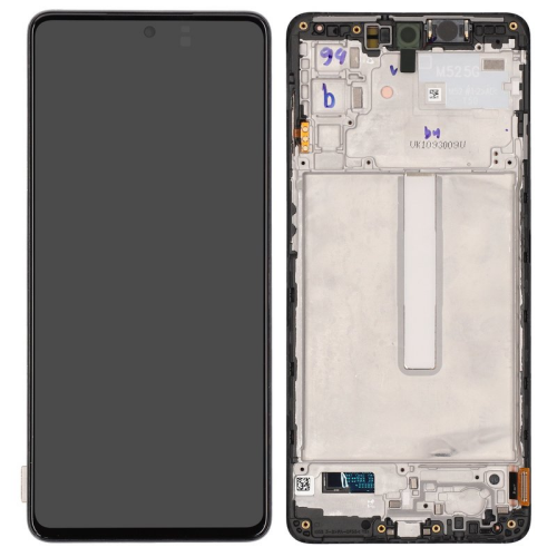 Display Modul mit Rahmen und Toucheinheit black/schwarz GH82-27094A für Samsung Galaxy M52 5G SM-M526B