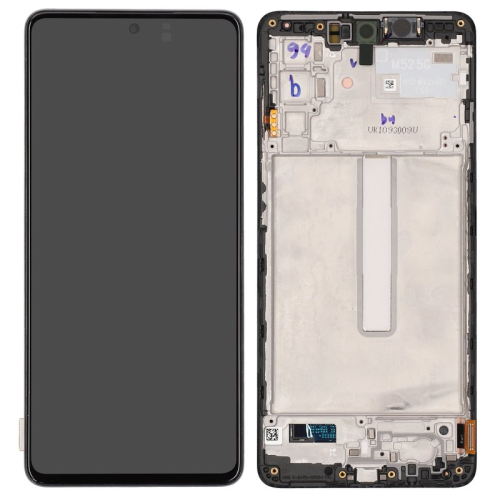 Samsung Galaxy M52 5G SM-M526B Display Modul Touchscreen Rahmen black schwarz GH82-27094A