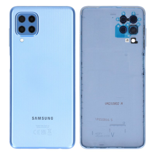 Samsung Galaxy M22 SM-M225F Backcover Akkudeckel light blue blau GH82-26674C