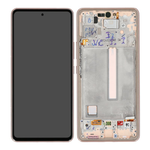 Display Modul mit Rahmen und Toucheinheit awesome peach GH82-28024D für Samsung Galaxy A53 5G (SM-A536B)
