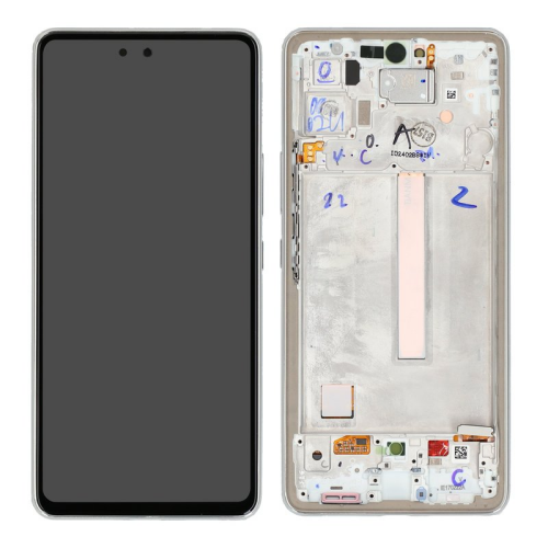 Display Modul mit Rahmen und Toucheinheit awesome white/weiß GH82-28024B für Samsung Galaxy A53 5G SM-A536B