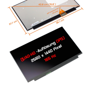 LED Display 15,6" 2560x1440 passend für Asus...
