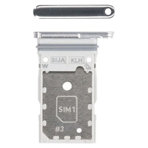 SIM-Karten Halter phantom white cream sky blue/blau GH98-47086B für Samsung Galaxy S22 (SM-S901B)