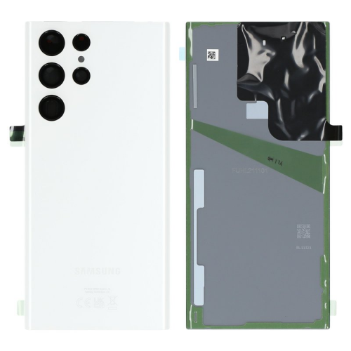 Batteriedeckel Rückseite Akkudeckel phantom white/weiß GH82-27457C für Samsung Galaxy S22 Ultra (SM-S908B)