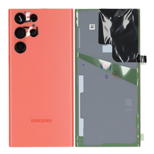 Batteriedeckel Rückseite Akkudeckel red/rot GH82-27457H für Samsung Galaxy S22 Ultra (SM-S908B)