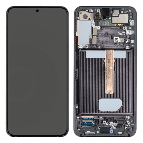 Display Modul mit Rahmen und Toucheinheit phantom black/schwarz GH82-27500A für Samsung Galaxy S22+ (SM-S906B)