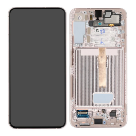 Display Modul mit Rahmen und Toucheinheit pink/rosa gold...