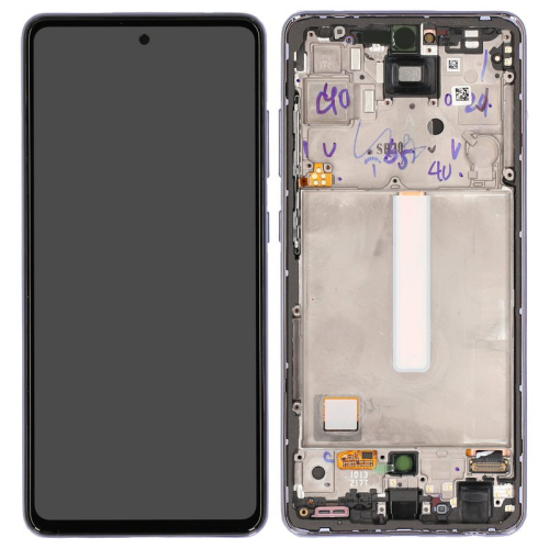 Display Modul mit Rahmen und Toucheinheit awesome violet GH82-25524C für Samsung Galaxy A52 5G (SM-A526B)