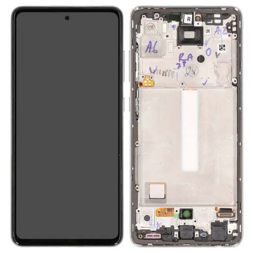 Display Modul mit Rahmen und Toucheinheit awesome white/weiß GH82-25524D für Samsung Galaxy A52 5G (SM-A526B)