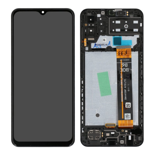 Display Modul mit Rahmen und Toucheinheit black/schwarz GH82-29132A für Samsung Galaxy M13 SM-M135F