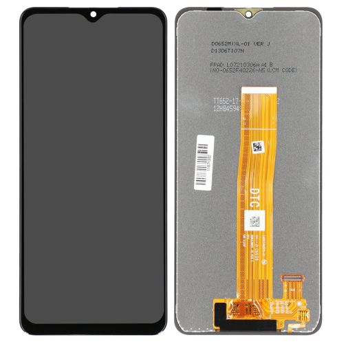 Samsung Galaxy A12 SM-A125F Display Modul Rahmen Touchscreen schwarz/black GH82-24490A