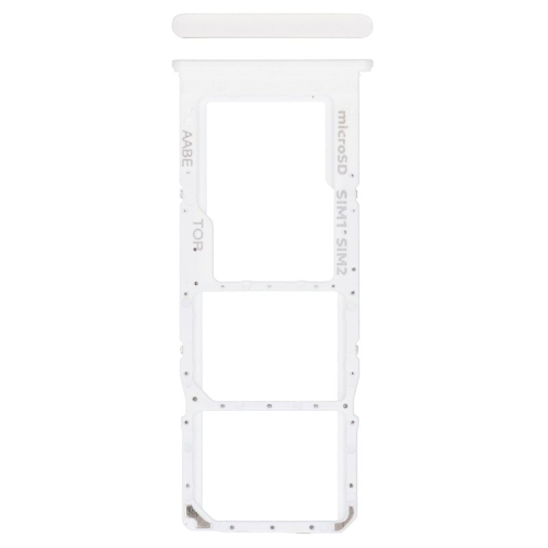 SIM-Karten Halter white/weiß GH98-46124B für Samsung Galaxy A12 Nacho (SM-A127F)