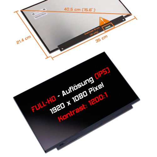 LED Display 15,6" 1920x1080 passend für Dell Inspiron 15 7501