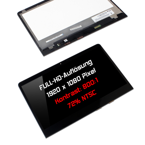 Display Assembly mit Touch 14" 1920x1080 passend für Asus ZenBook Flip 14 UX461FA