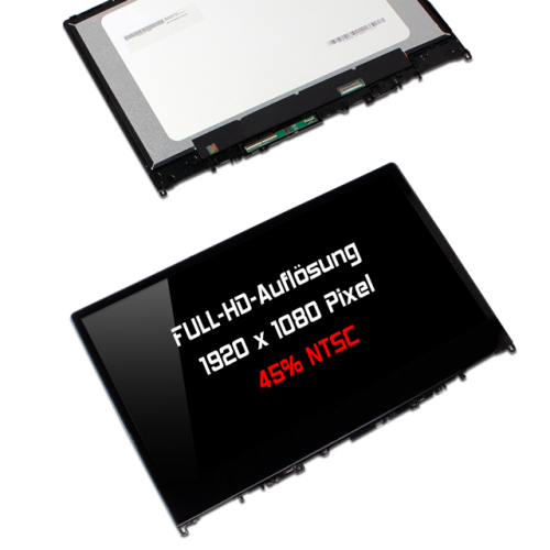 Display Assembly mit Touch 14,0" 1920x1080 passend für Lenovo Flex 6-14IKB 81EM