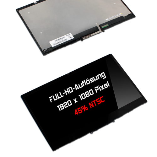 Display Assembly mit Touch 15,6" 1920x1080 passend für Lenovo PN: 5D10S39584
