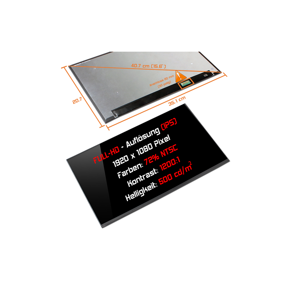 BOE NT156WHM-N49 15.6" HD LED LCD Replacement Laptop Screen | 1366x768, Matte Or Glossy