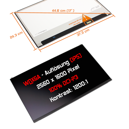 LED Display 17,0" 2560x1600 passend für LG Gram 17 17Z90N-V.AA77G