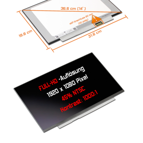 LED Display 14,0" 1920x1080 On-Cell Touch passend...
