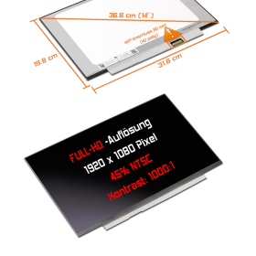 LED Display 14,0" 1920x1080 On-Cell-Touch passend...