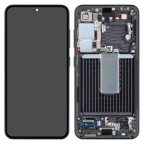 Samsung Galaxy S23 SM-S911B Display Modul Rahmen Touchscreen phantom black/schwarz GH82-30481A