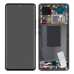 Display Modul mit Rahmen und Toucheinheit grey/grau...