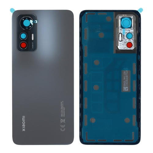 Xiaomi 12 Lite Backcover Batterie Deckel black schwarz 4051805790418