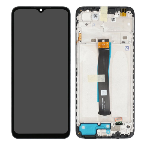 Xiaomi Redmi 10C Display Modul Rahmen Touchscreen graphite grey grau 4051805783601