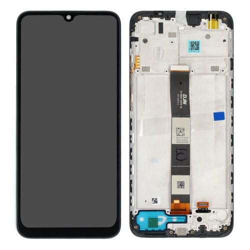 Display Modul mit Rahmen und Toucheinheit charcoal black/schwarz 560001C3L200 für Xiaomi Redmi 10A (220233L2C)