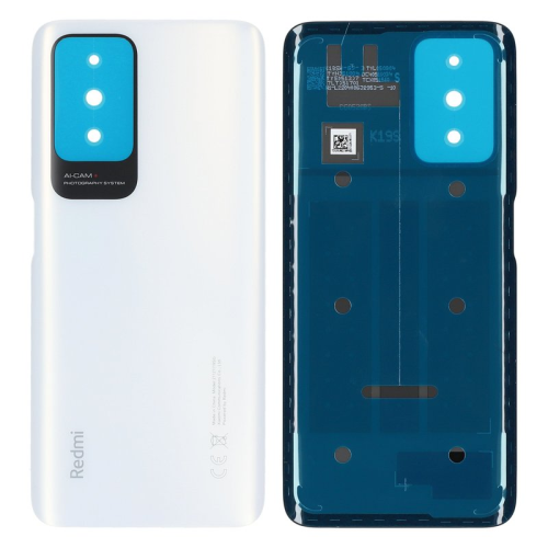 Xiaomi Redmi 10 5G Backcover Batterie Deckel pepple white weiß 4051805798803