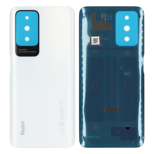 Batteriedeckel Rückseite Akkudeckel pebble white/weiß 550500017Z9X für Xiaomi Redmi 10 (21061119AG)