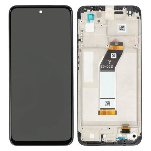 Display Modul mit Rahmen und Toucheinheit carbon grey/gray/grau 560002K19A00 für Xiaomi Redmi 10 (21061119AG)