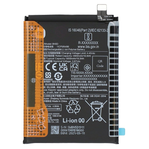 Li-Ion Akku BN5D für Xiaomi Redmi Note 11 (2201117TG)