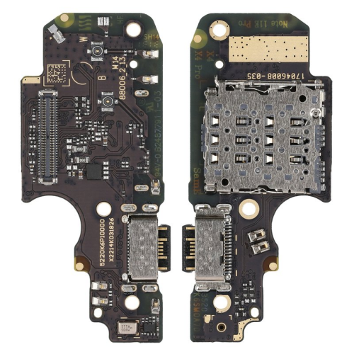 Ladeanschluss + Platine 5600020K6S00 für Xiaomi Redmi Note 11 Pro (2201116TG,2201116TI)