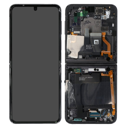 Display Modul mit Rahmen und Toucheinheit graphite/graphit GH82-29440A für Samsung Galaxy Z Flip 4 SM-F721B
