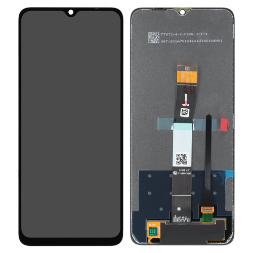 Display Modul mit Toucheinheit black/schwarz für Xiaomi Redmi 12C (22120RN86G)