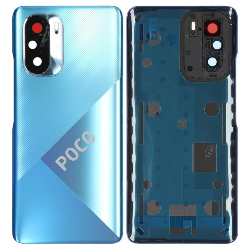 Xiaomi Poco F3 Backcover Akkudeckel deep ocean blue blau 4051805684403