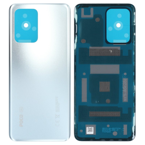 Xiaomi Poco X4 GT 5G Backcover Akkudeckel silver silber 4051805818662