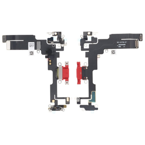 Ladeanschluss + Flexkabel red/rot für Apple iPhone 14 (A2883,A2884,A2881,A2649,A2882)