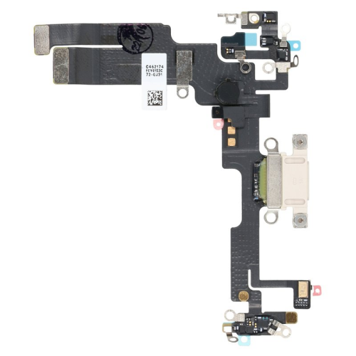 Ladeanschluss + Flexkabel starlight für Apple iPhone 14 (A2883,A2884,A2881,A2649,A2882)