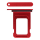 SIM-Karten Halter red/rot 923-08217 für Apple iPhone 14 (A2883,A2884,A2881,A2649,A2882)