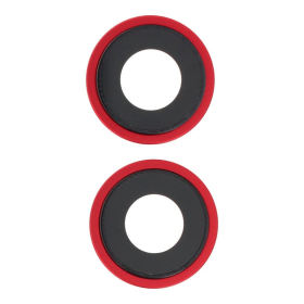 Kamera Linsen 2er Set red/rot passend für iPhone 14