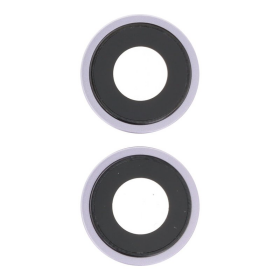 Kamera Linse + Lünette Set purple für Apple...