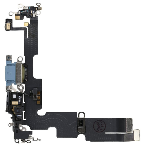 Ladebuchse + Flex Kabel blue/blau passend für iPhone 14 Plus