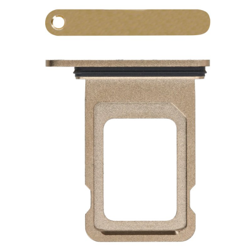 SIM-Karten Halter gold 923-08356 für Apple iPhone 14 Pro (A2650, A2892, A2891, A2889, A2890)