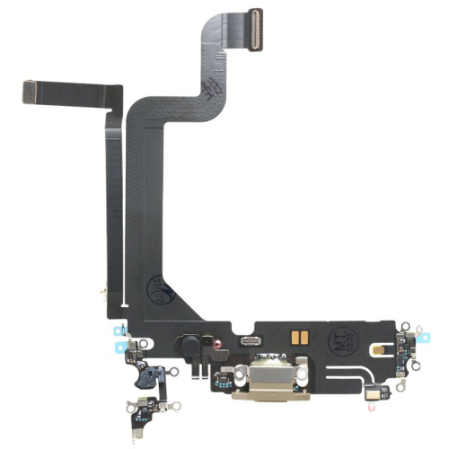 Ladebuchse + Flex Kabel gold passend für iPhone 14 Pro Max