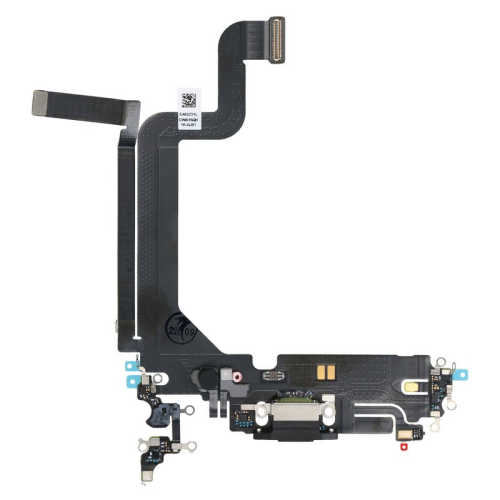 Ladebuchse + Flex Kabel space black/schwarz passend für iPhone 14 Pro Max