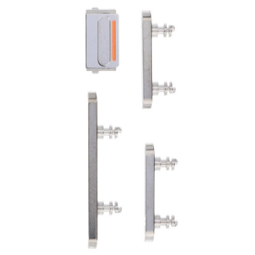 Seitentasten Set silver/silber für Apple iPhone 14...