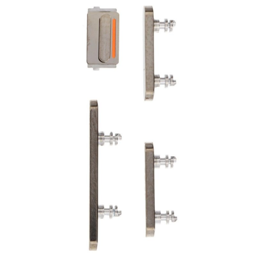 Seitentasten Set gold für Apple iPhone 14 Pro (A2650, A2892, A2891, A2889, A2890)