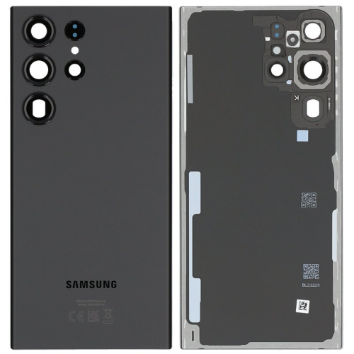 Batteriedeckel Rückseite Akkudeckel phantom black/schwarz GH82-30400A für Samsung Galaxy S23 Ultra (SM-S918B)